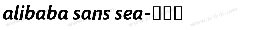 alibaba sans sea字体转换